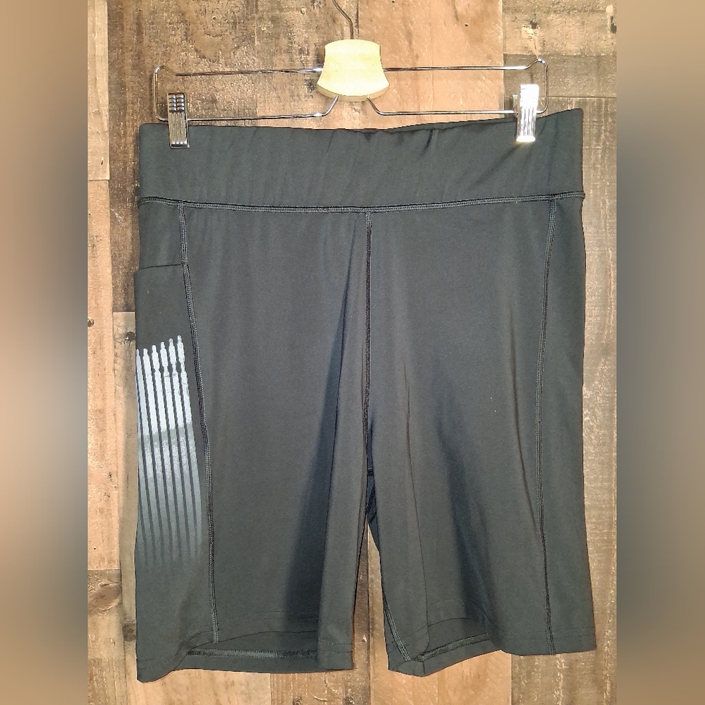 Savage x Fenty High Waist Black Biker Stretch Shorts Size 3X Womens